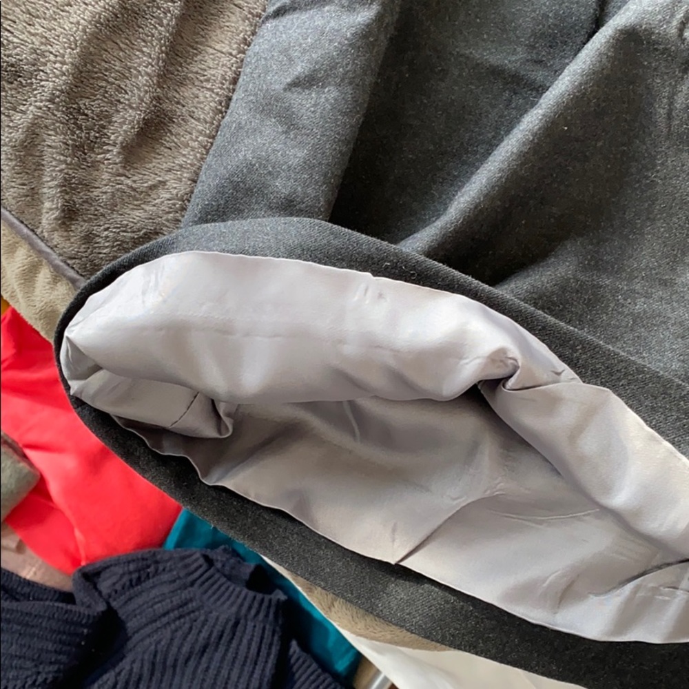 Charcoal grey wool J. Crew miniskirt. - Picture 2 of 2